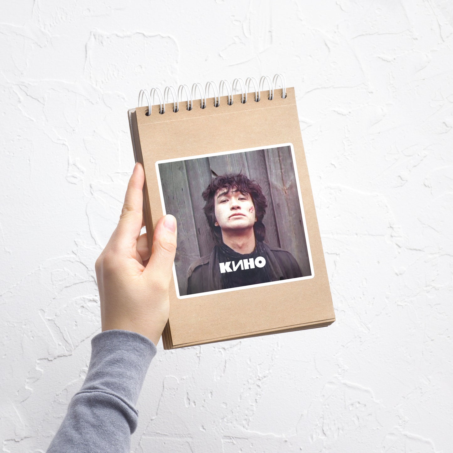 Viktor Tsoi, Gruppa KINO large sticker on notebook