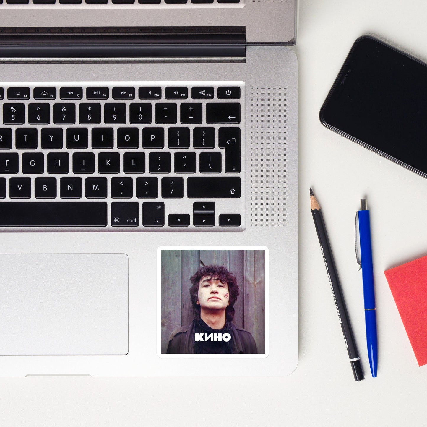 Viktor Tsoi, Gruppa KINO - sticker on laptop