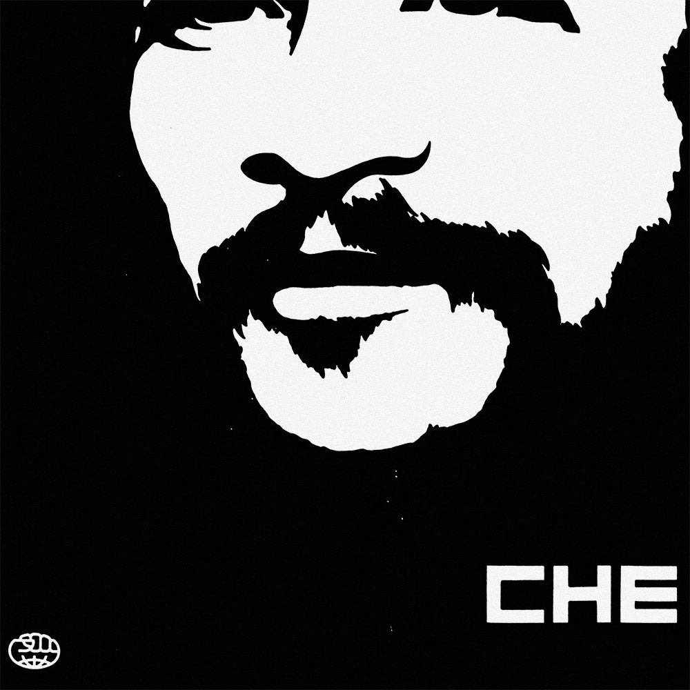 Iconic Soviet poster of Che Guevara from 1983 by Aksenov – revolutionary artwork. closeup details