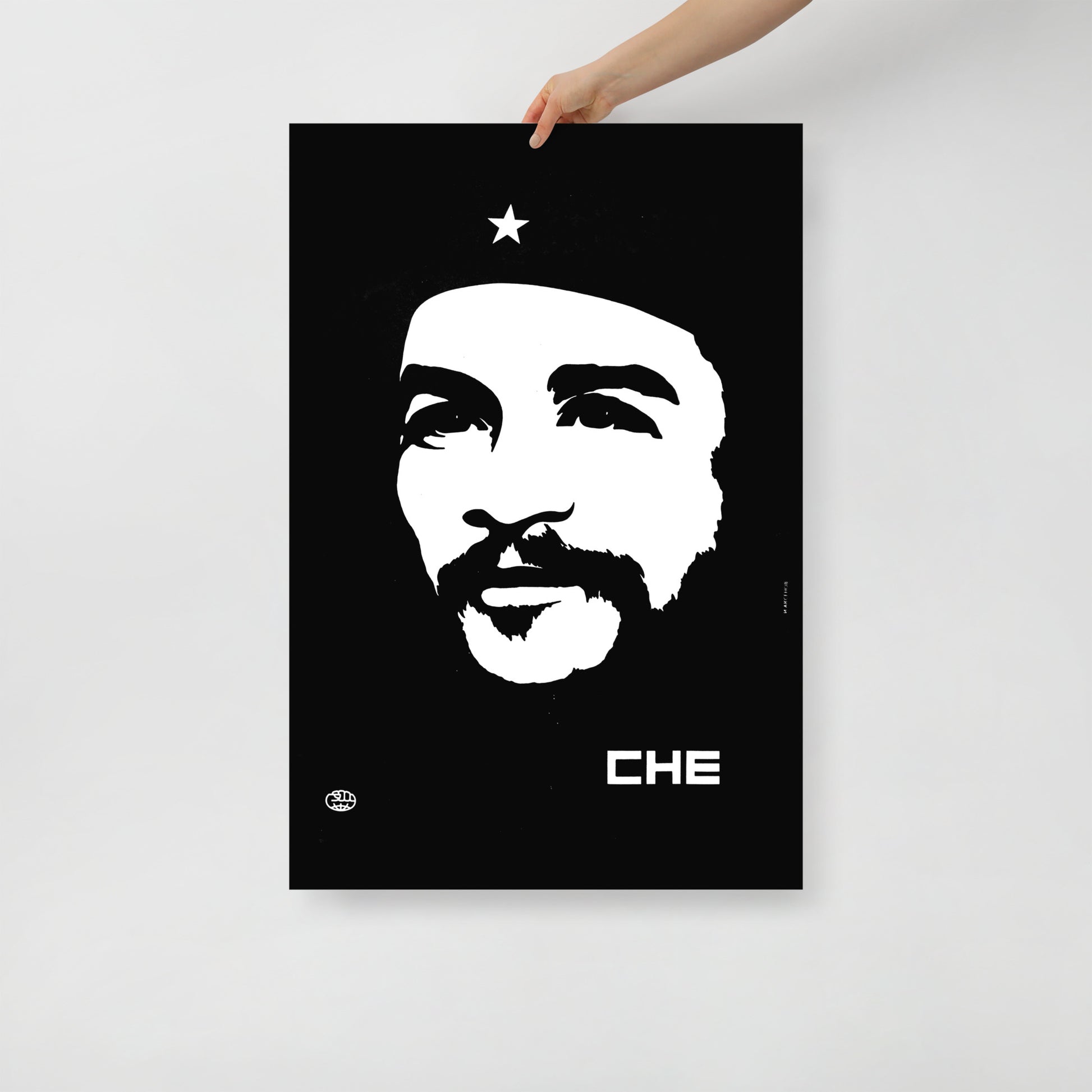 Iconic Soviet poster of Che Guevara from 1983 by Aksenov – revolutionary artwork
