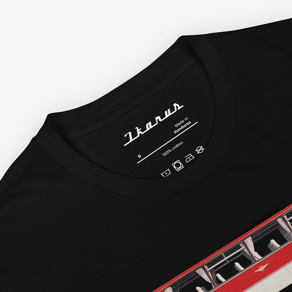 Ikarus bus T-shirt, Eastern Bloc and Soviet public transport nostalgia design