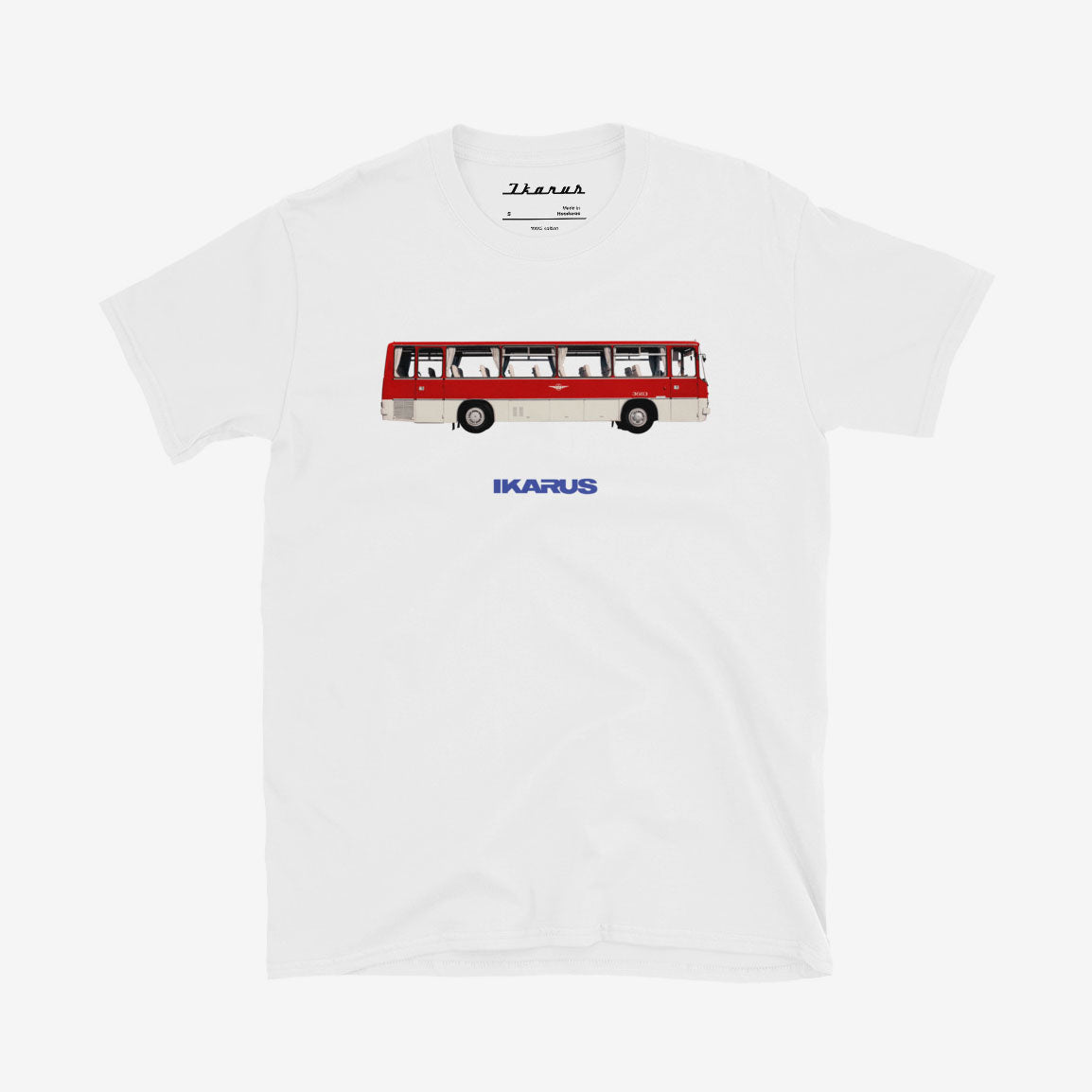 Ikarus bus T-shirt, Eastern Bloc and Soviet public transport nostalgia design