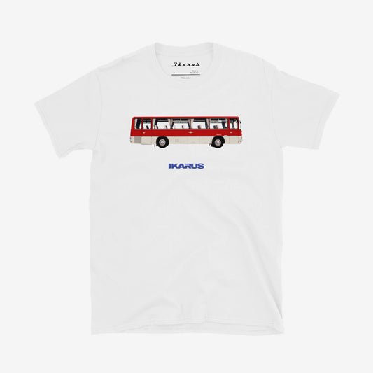 Ikarus bus T-shirt, Eastern Bloc and Soviet public transport nostalgia design