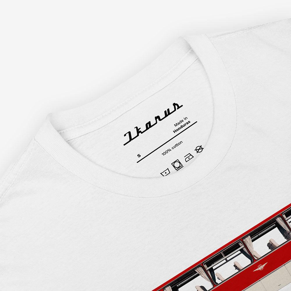Ikarus bus T-shirt, Eastern Bloc and Soviet public transport nostalgia design
