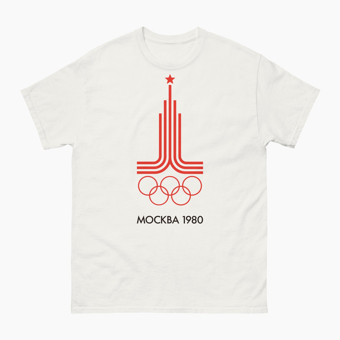 Moscow 1980 Olympics t-shirt - front