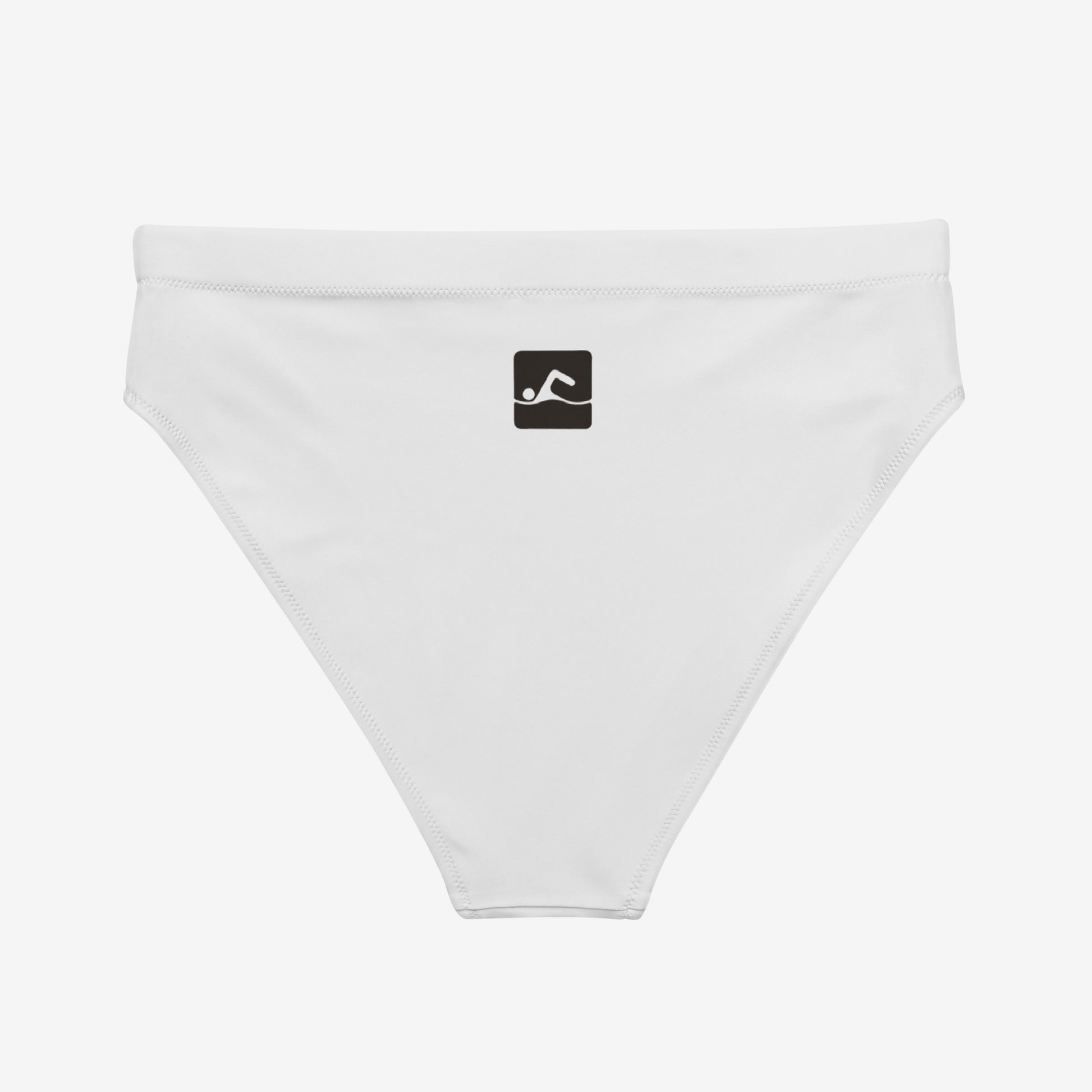 Soviet Olympics white swimming bikini bottoms - back