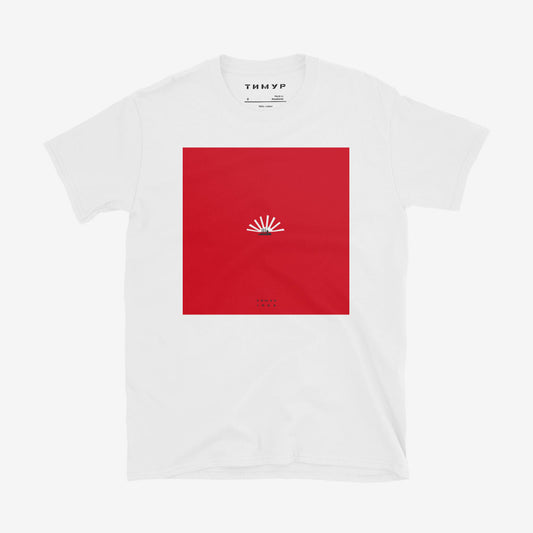 Timur Novikov "Aurora" (1988) t-shirt, rare Soviet avant-garde artwork. Premium heavyweight tee, exclusive to Soviet Visual.