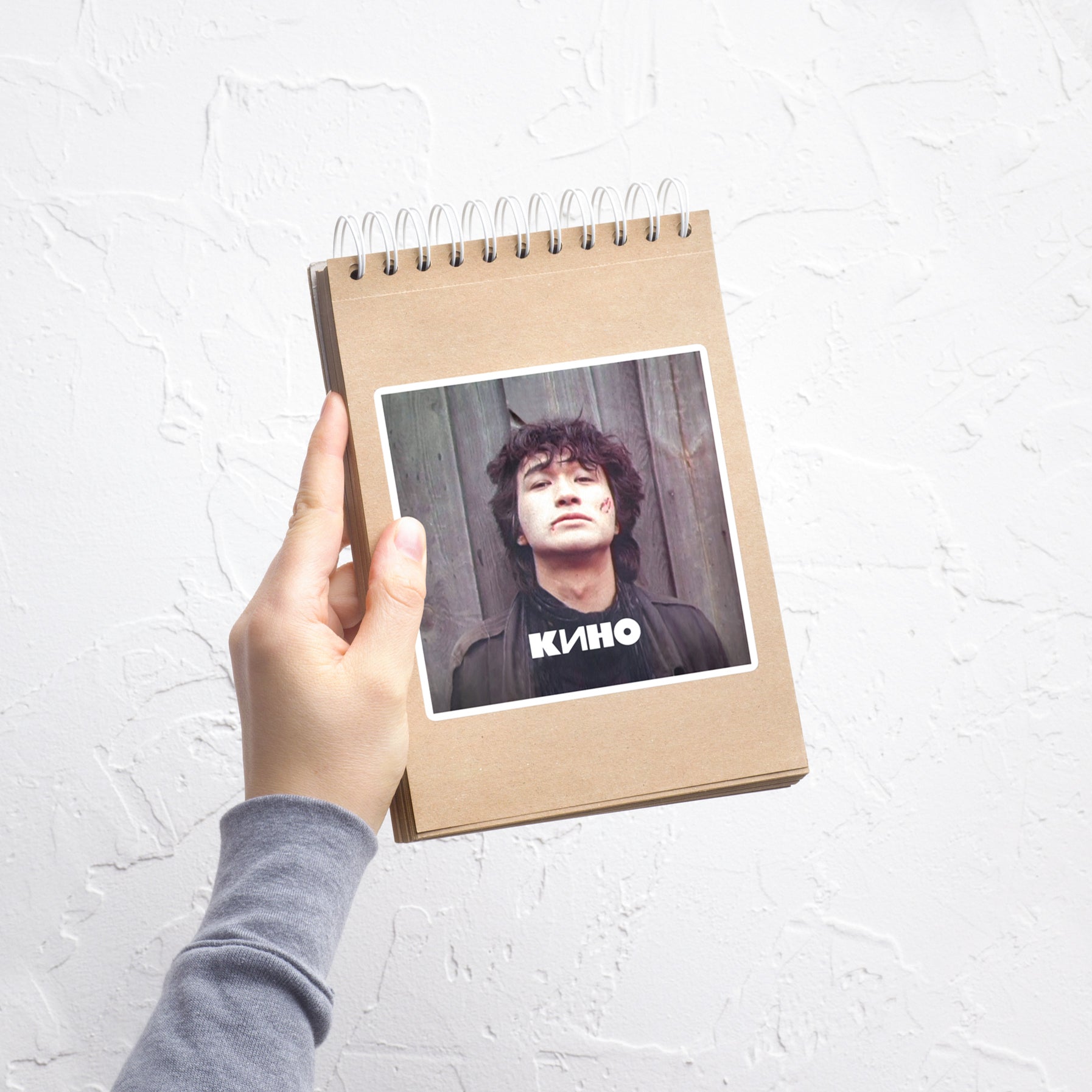 Viktor Tsoi, Gruppa KINO large sticker on notebook